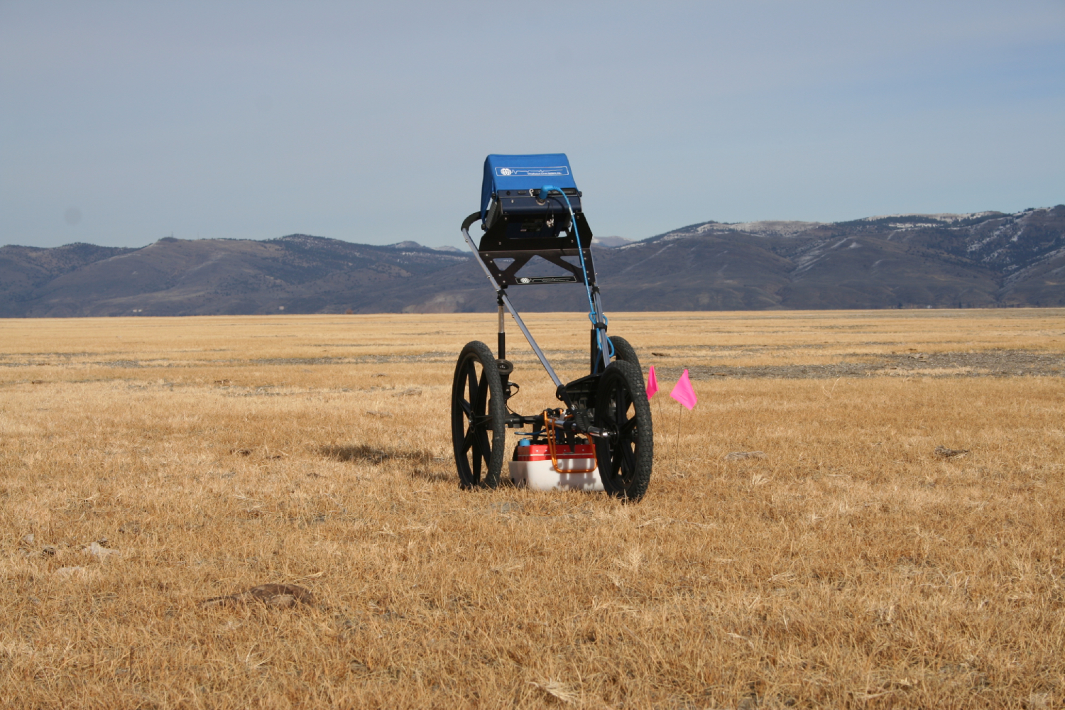 Ground-penetrating radar survey