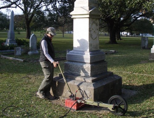 Mapping Cemeteries with ground-penetrating radar